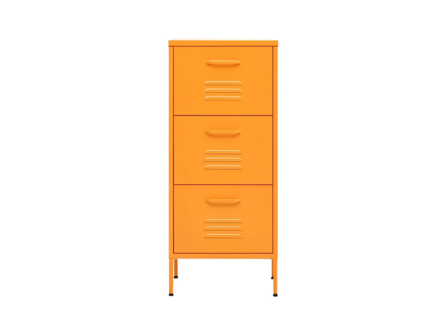 Armoire de rangement Jaune moutarde 42,5x35x101,5 cm Acier FR47939