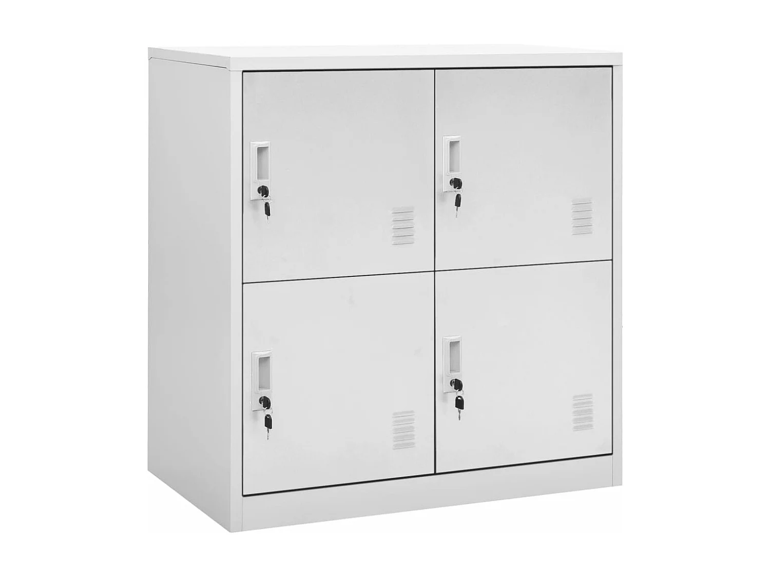 Lockerkast 90x45x92,5 cm staal lichtgrijs BE133810