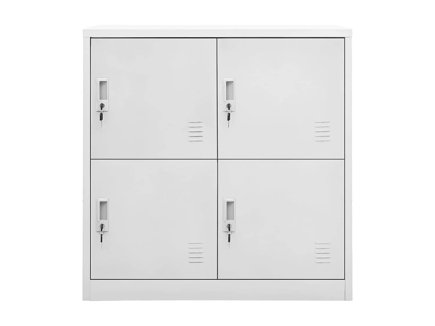 Armoire à casiers Gris clair 90x45x92,5 cm Acier FR95716