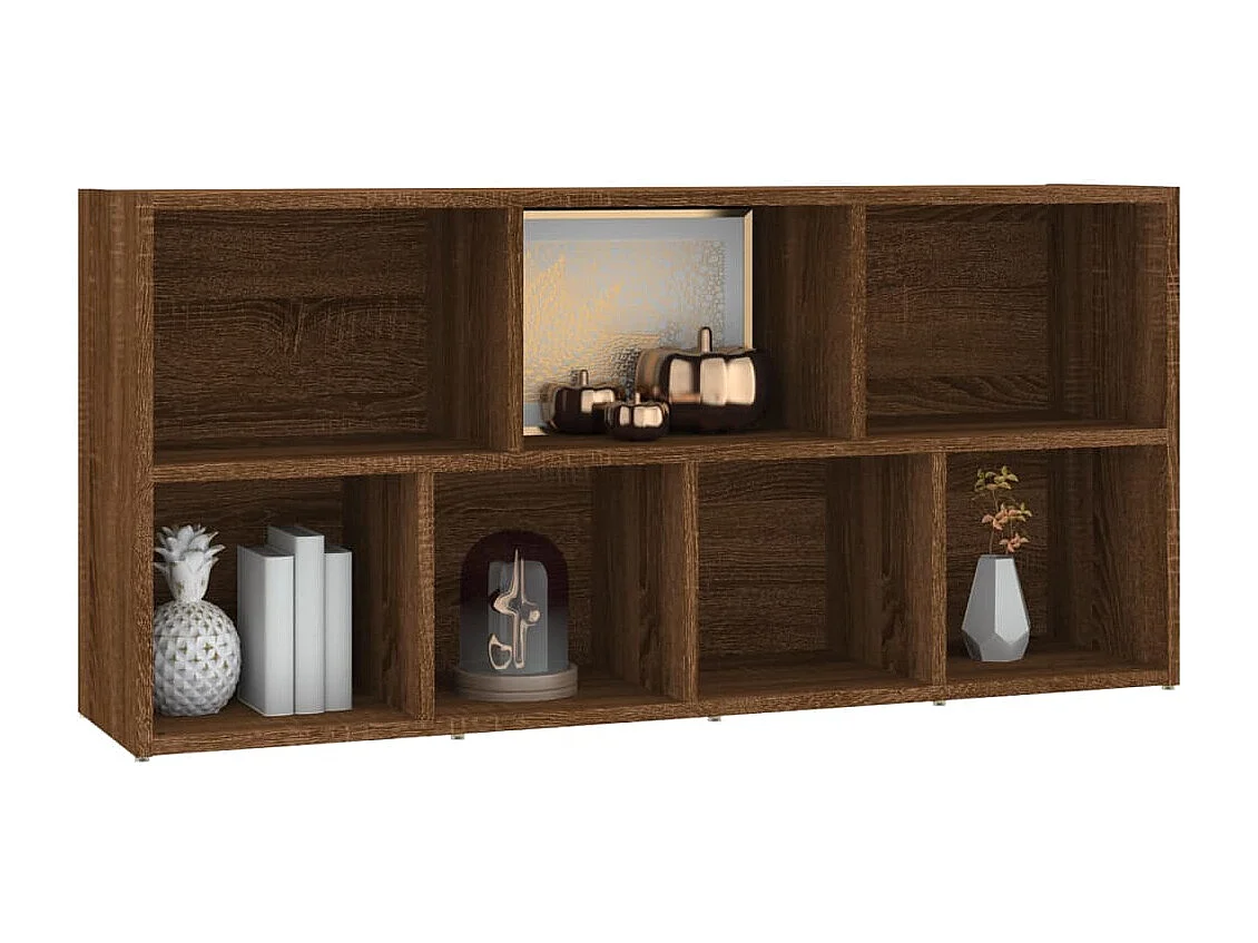 Estantería color roble marrón 50x25x106 cm ES496281