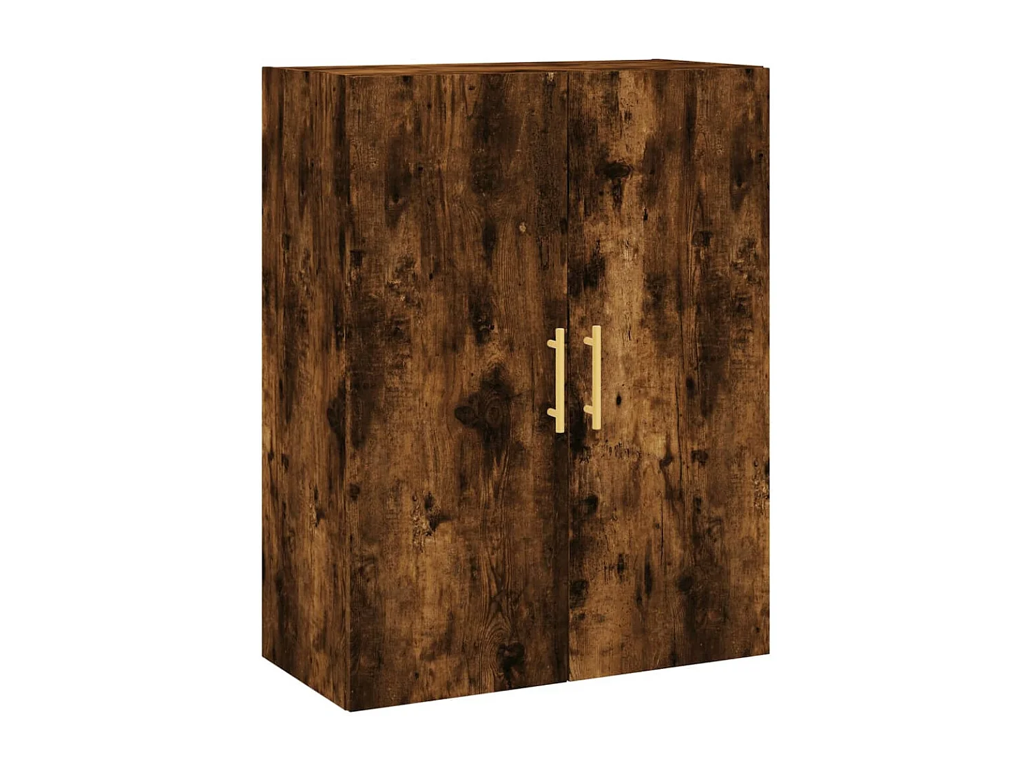 Armoire murale chêne fumé 69,5x34x90 cm FR84163