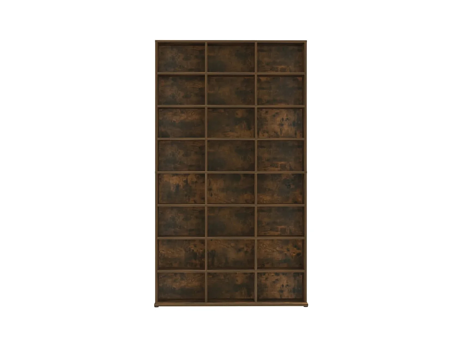 Armoire à CD Chêne fumé 102x23x177,5 cm Bois d'ingénierie FR51614