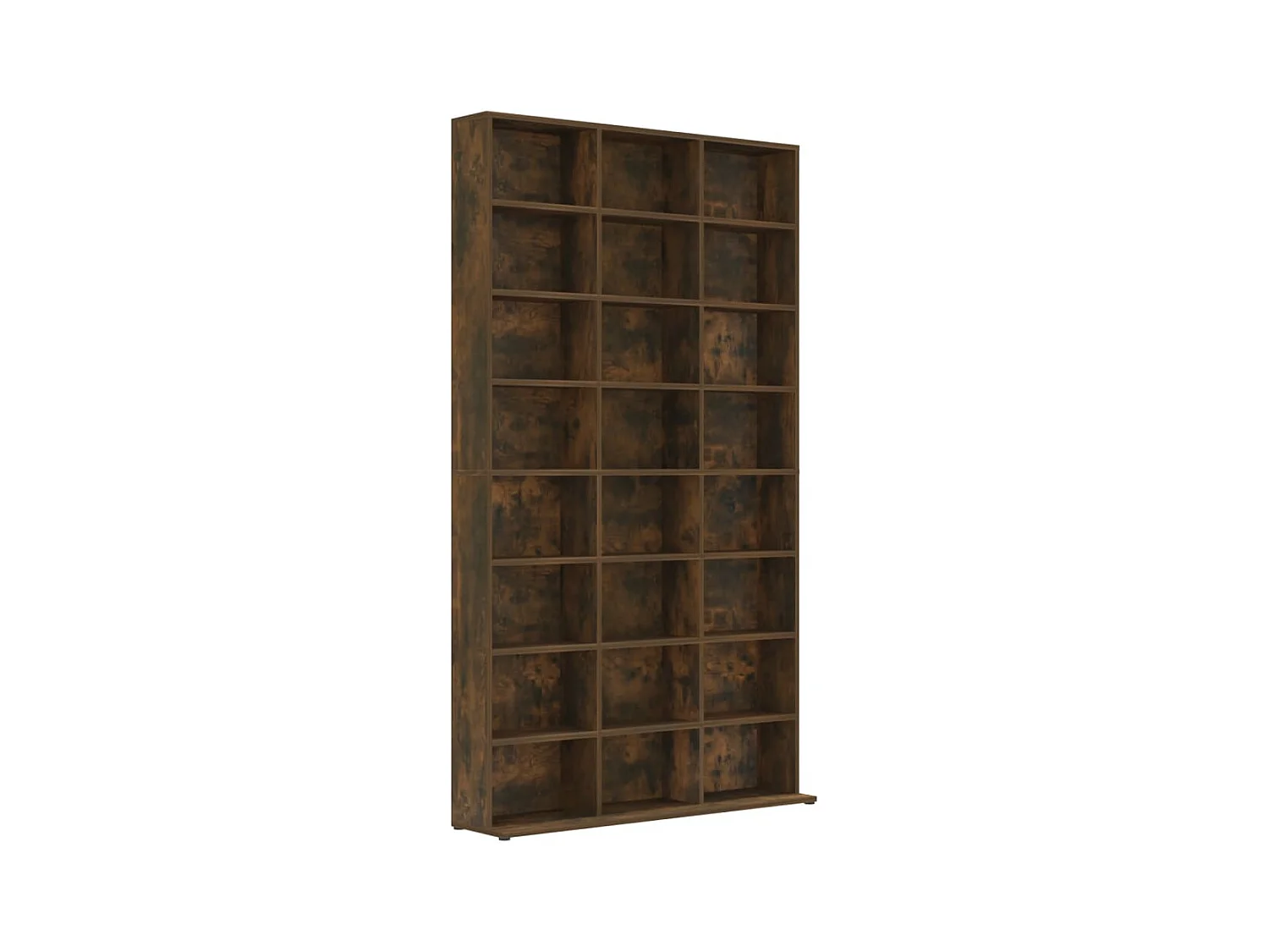 Cd-kast 102x23x177,5 cm bewerkt hout gerookt eikenkleurig BE123448