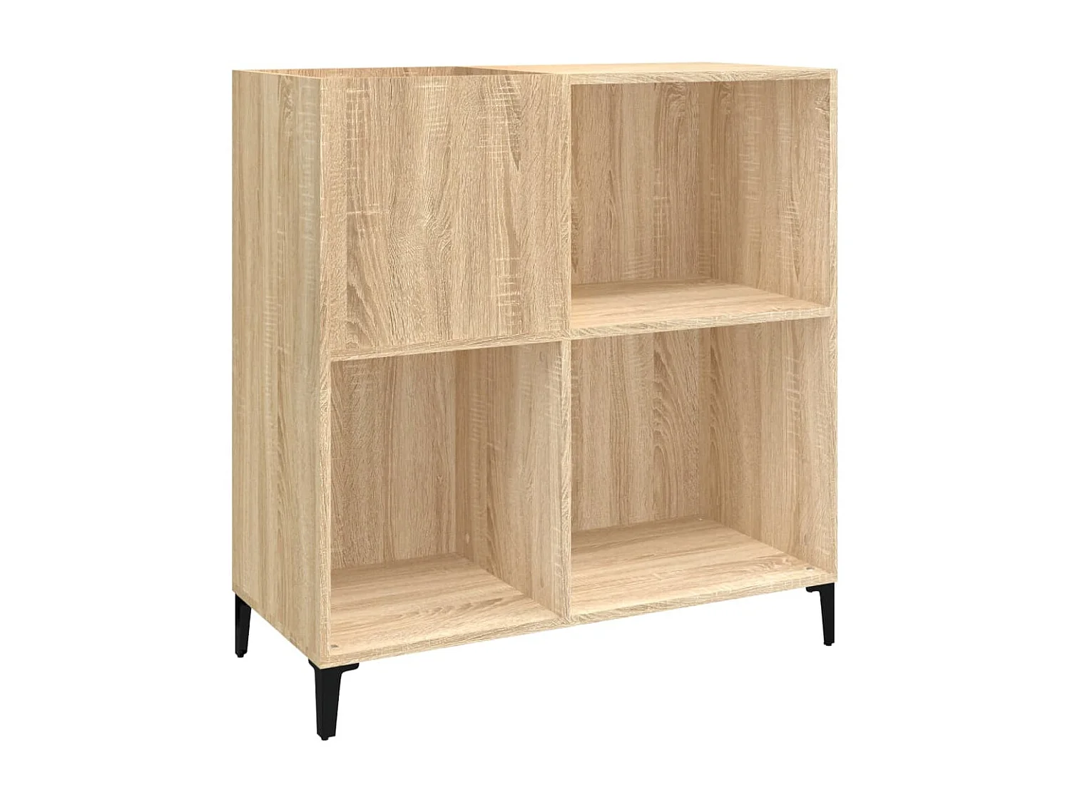 Armoire à disques chêne sonoma 84,5x38x89 cm bois d'ingénierie FR85018
