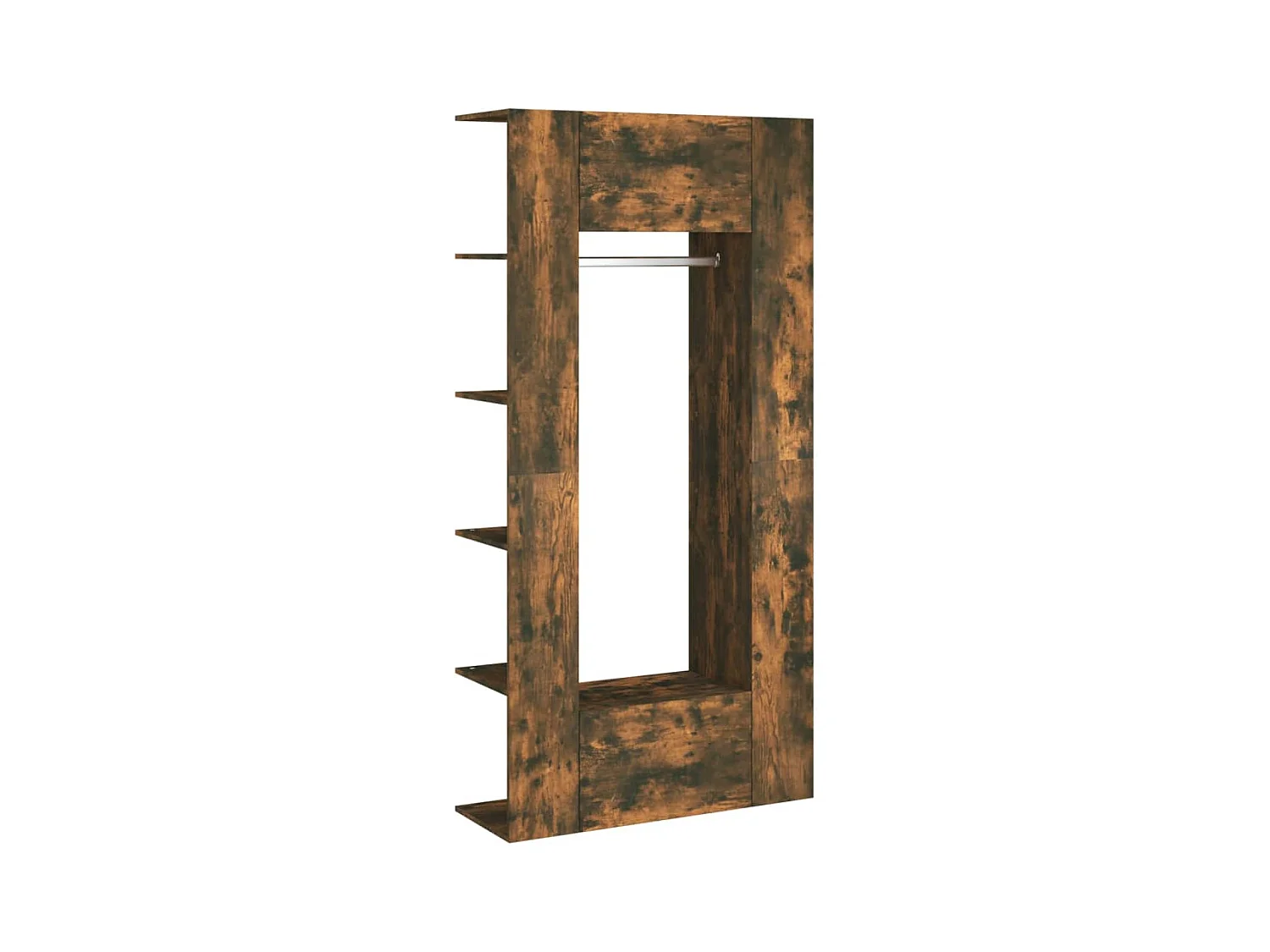 Armoires de couloir 2 pcs chêne fumé bois d'ingénierie FR49878