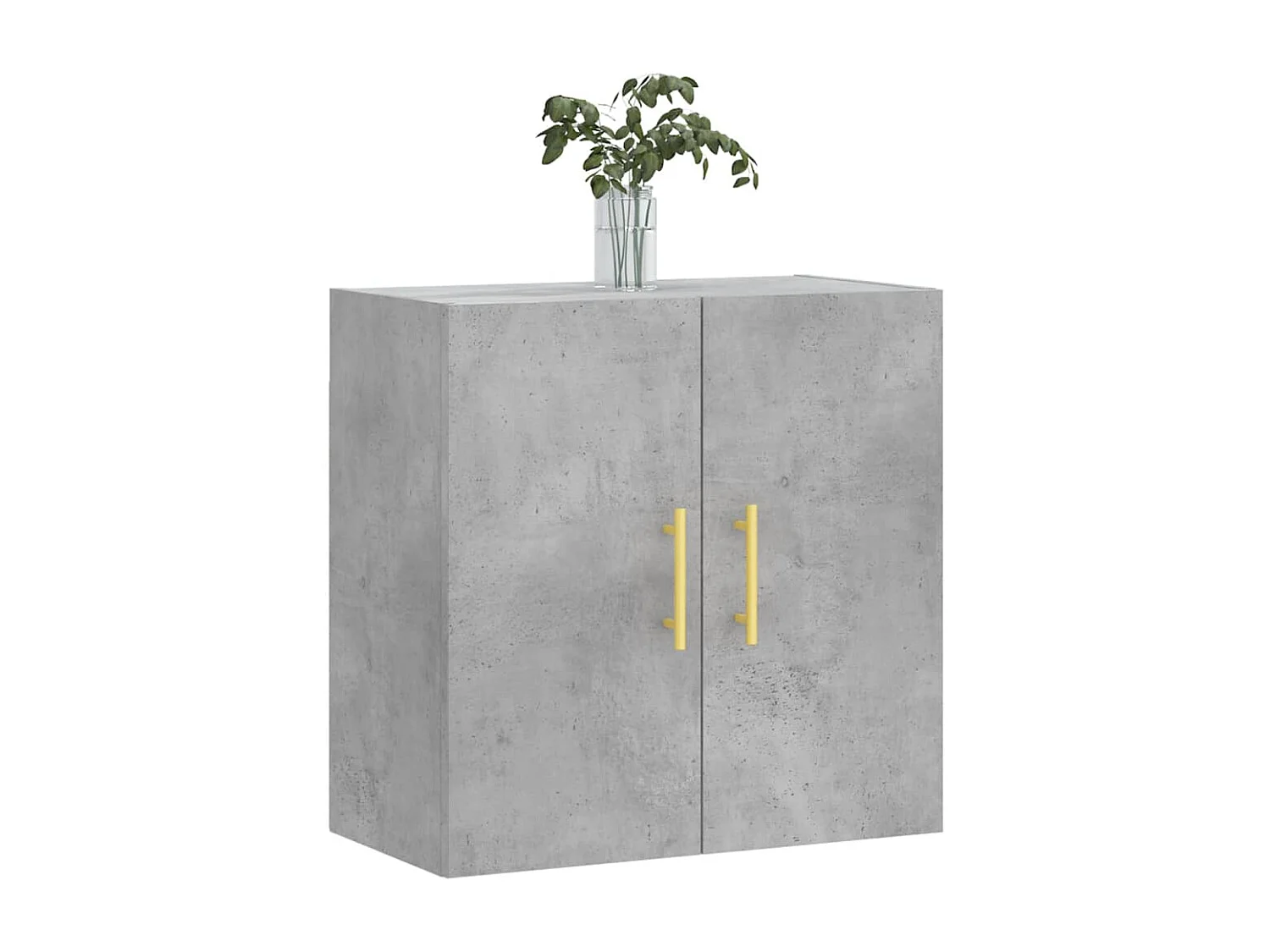 Armario de pared madera de ingeniería gris hormigón 60x31x60 cm ES814913