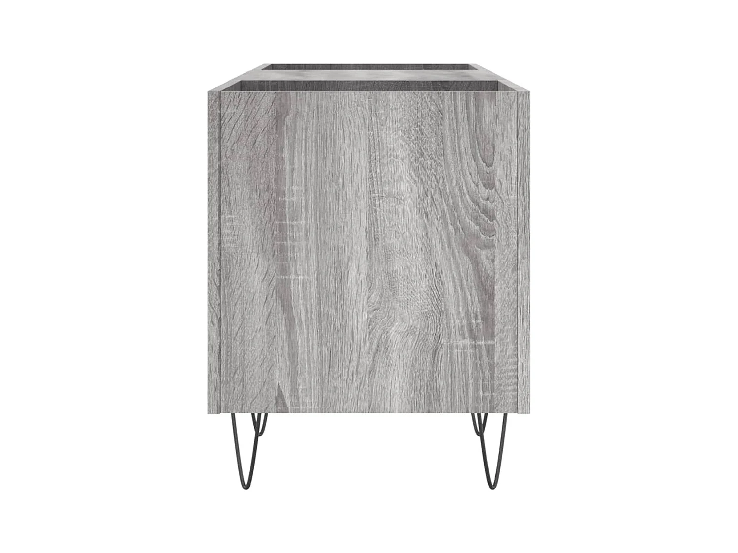 Mueble para discos madera contrachapada gris sonoma 121x38x48cm ES106286