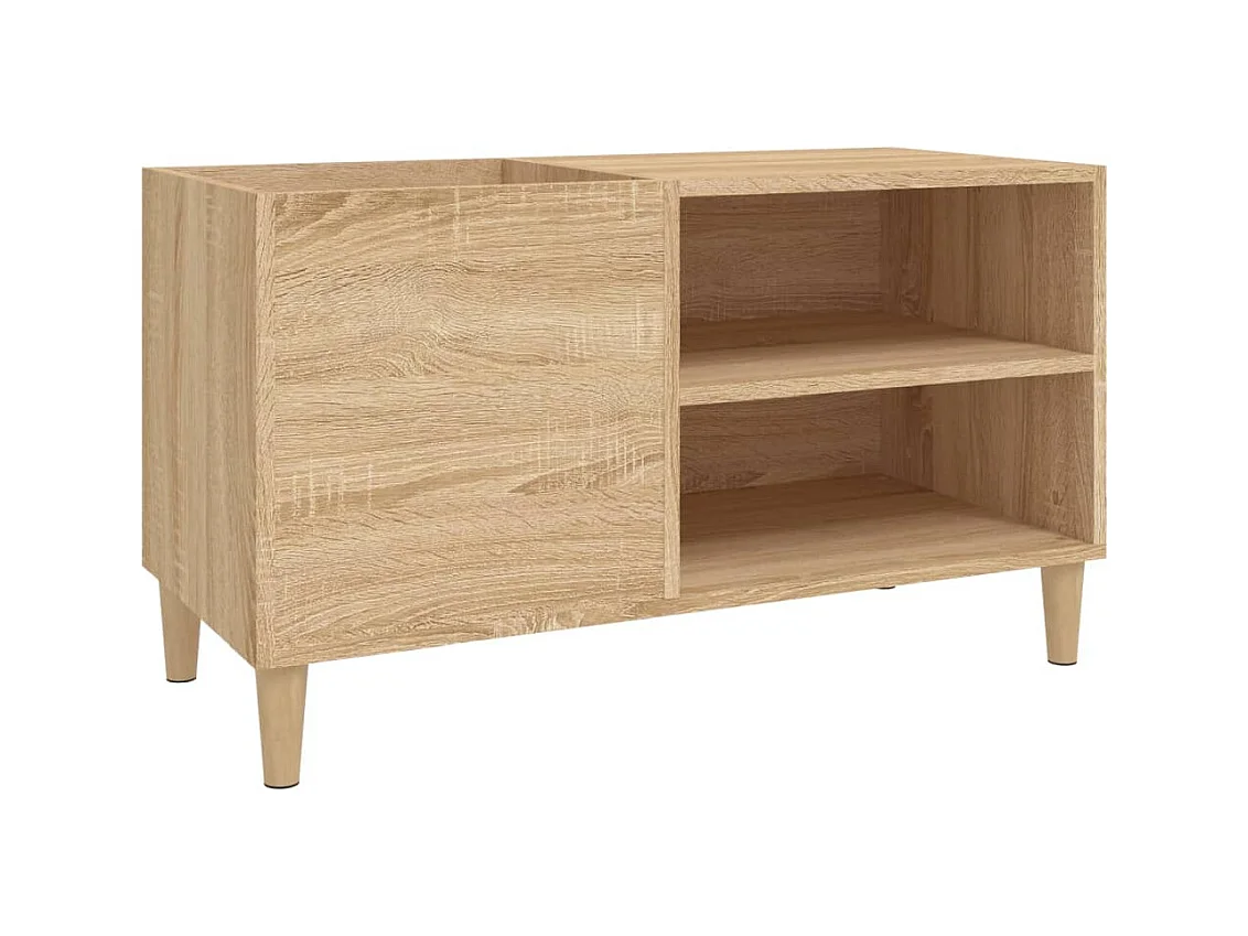 Armoire à disques chêne sonoma 84,5x38x48 cm bois d'ingénierie FR39705