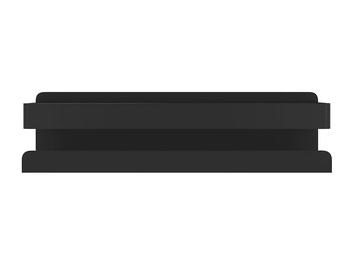 Étagère de douche noir mat acier inoxydable 304 brossé FR38192