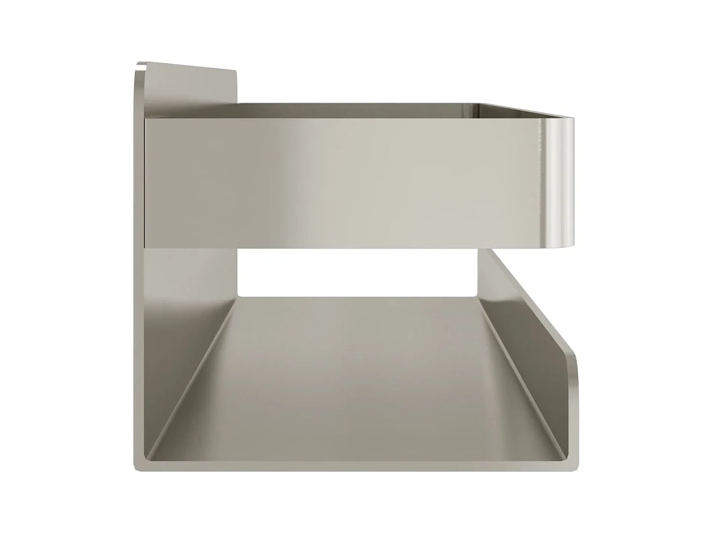 Étagère de douche 23x6,5x6 cm acier inoxydable 304 brossé FR74125