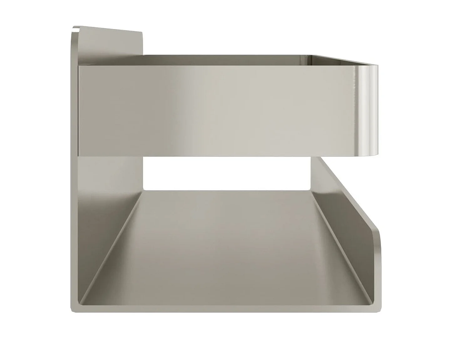 Étagère de douche 23x6,5x6 cm acier inoxydable 304 brossé FR74125