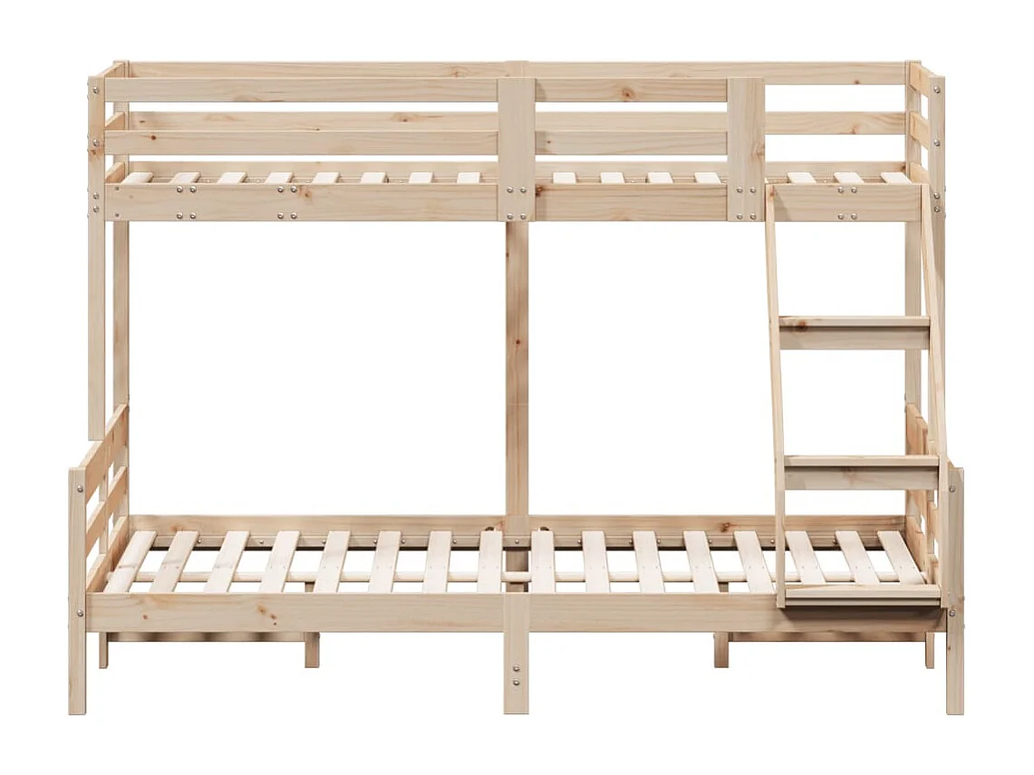 Lit superposé 80x200/140x200 cm bois de pin massif FR91946