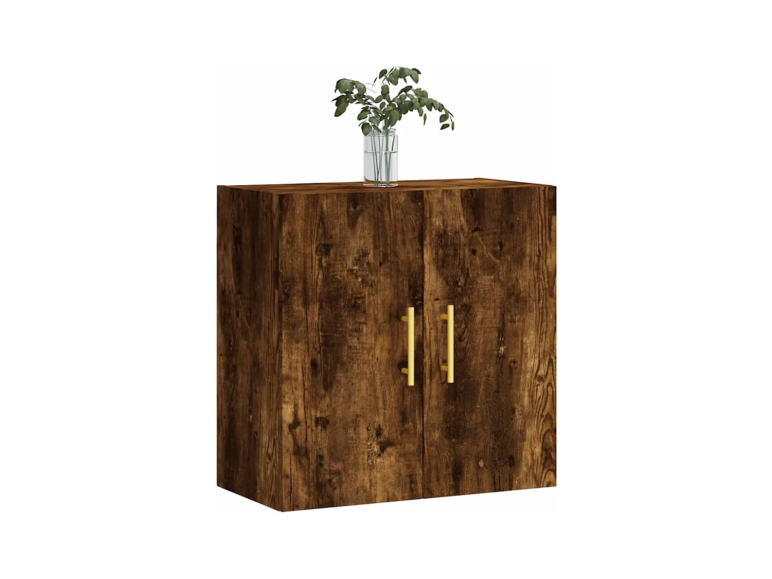 Armoire murale chêne fumé 60x31x60 cm bois d'ingénierie FR82406