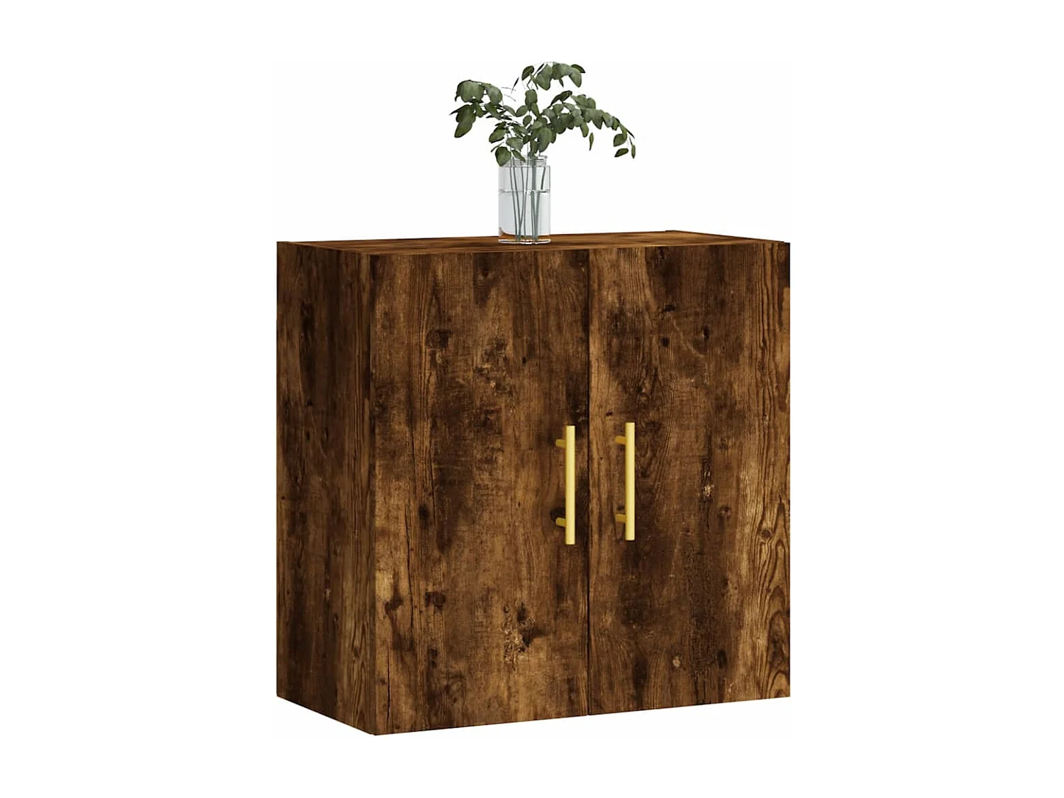 Armoire murale chêne fumé 60x31x60 cm bois d'ingénierie FR82406