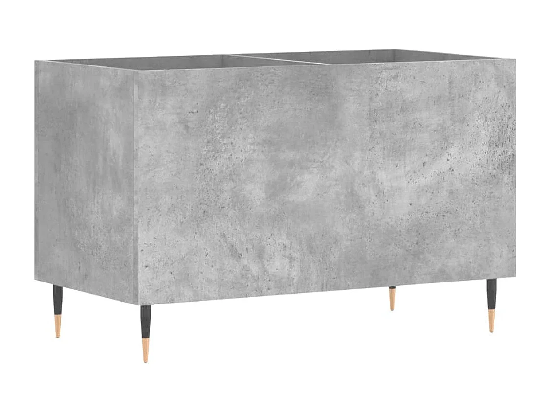 Armário p/ discos 74,5x38x48 cm derivados madeira cinza-cimento PT446730