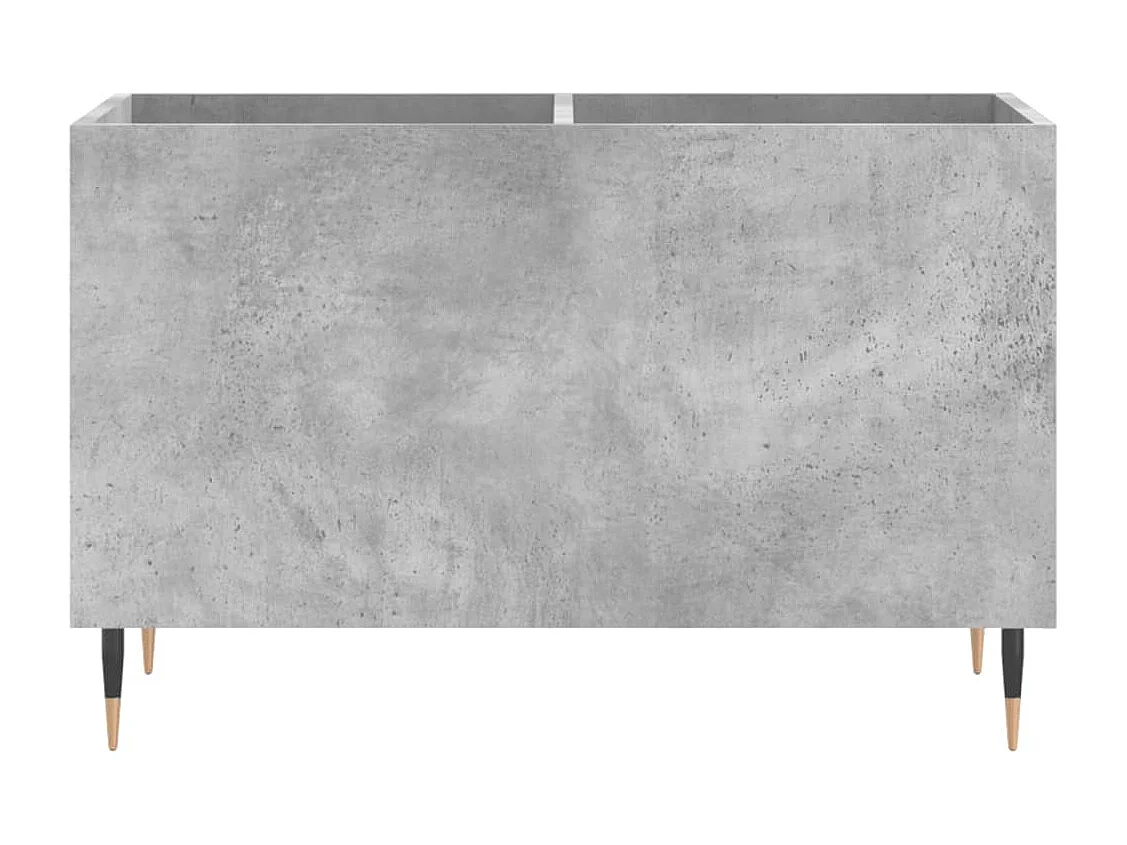 Armário p/ discos 74,5x38x48 cm derivados madeira cinza-cimento PT446730