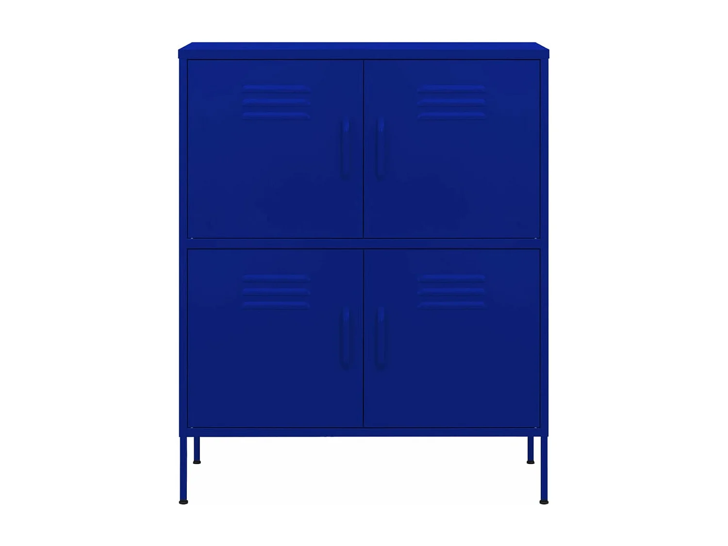 Armoire de rangement Bleu marine 80x35x101,5 cm Acier FR12052