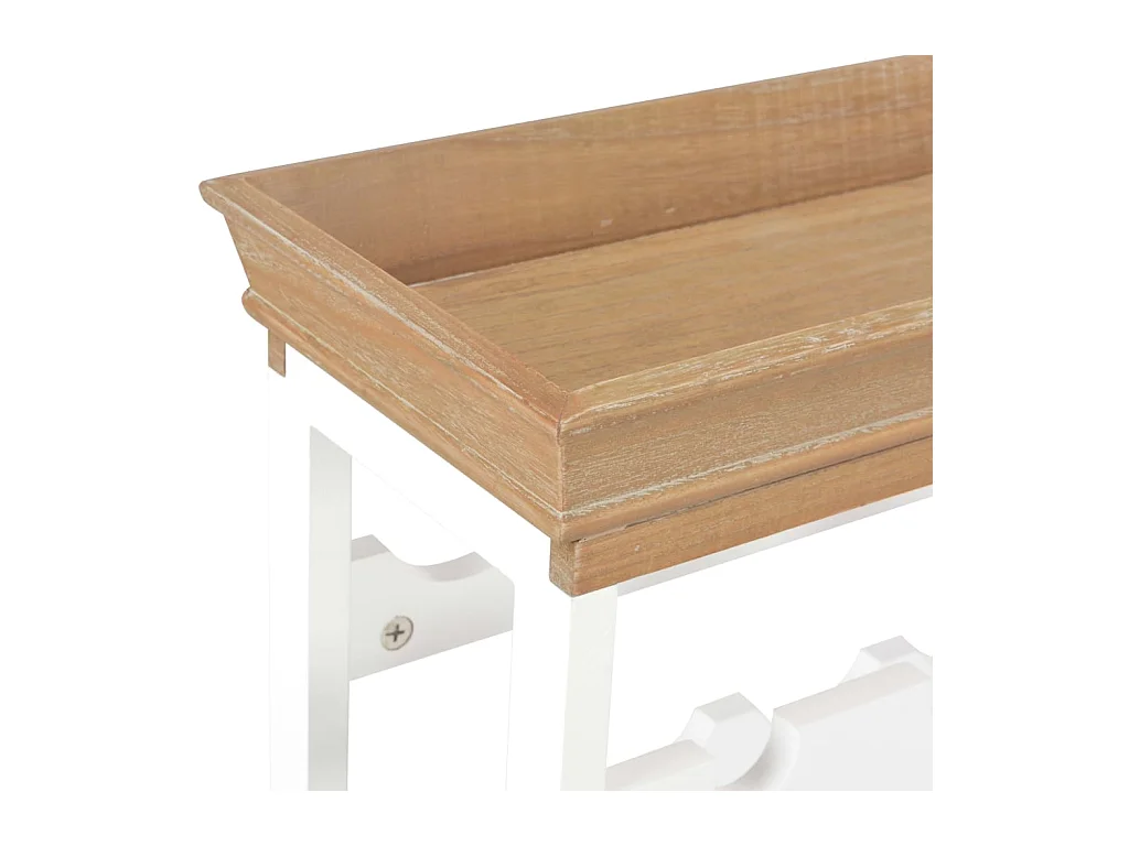 Wijnkast 70x22,5x70,5 cm MDF wit BE365134