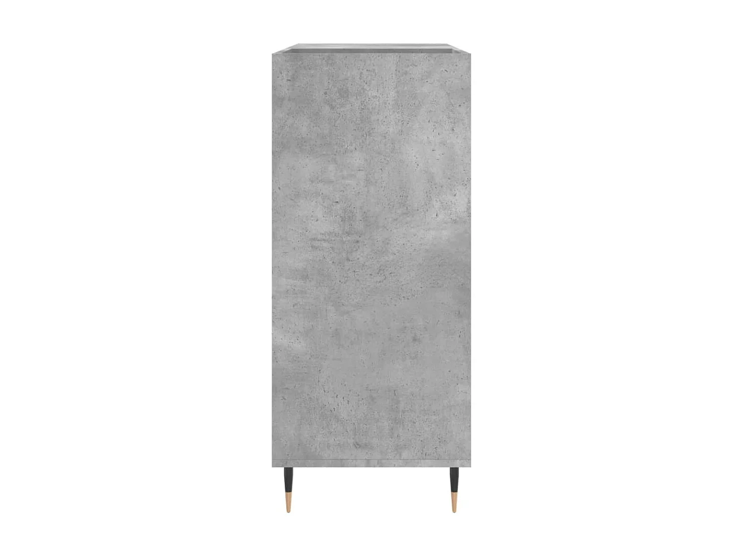 Armoire à disques gris béton 84,5x38x89 cm bois d'ingénierie FR59010