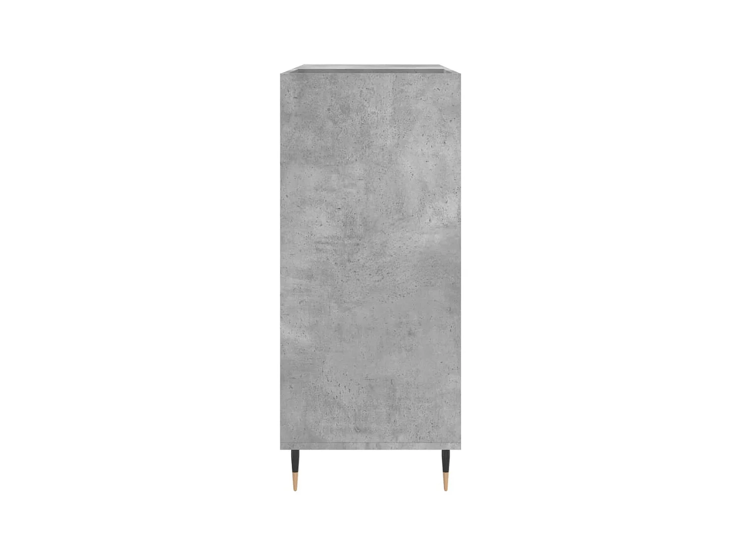 Mueble discos madera contrachapada gris hormigón 84,5x38x89 cm ES712810