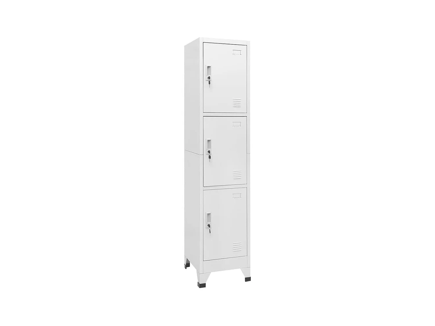 Armoire à casier avec 3 compartiments 38x45x180 cm FR32517