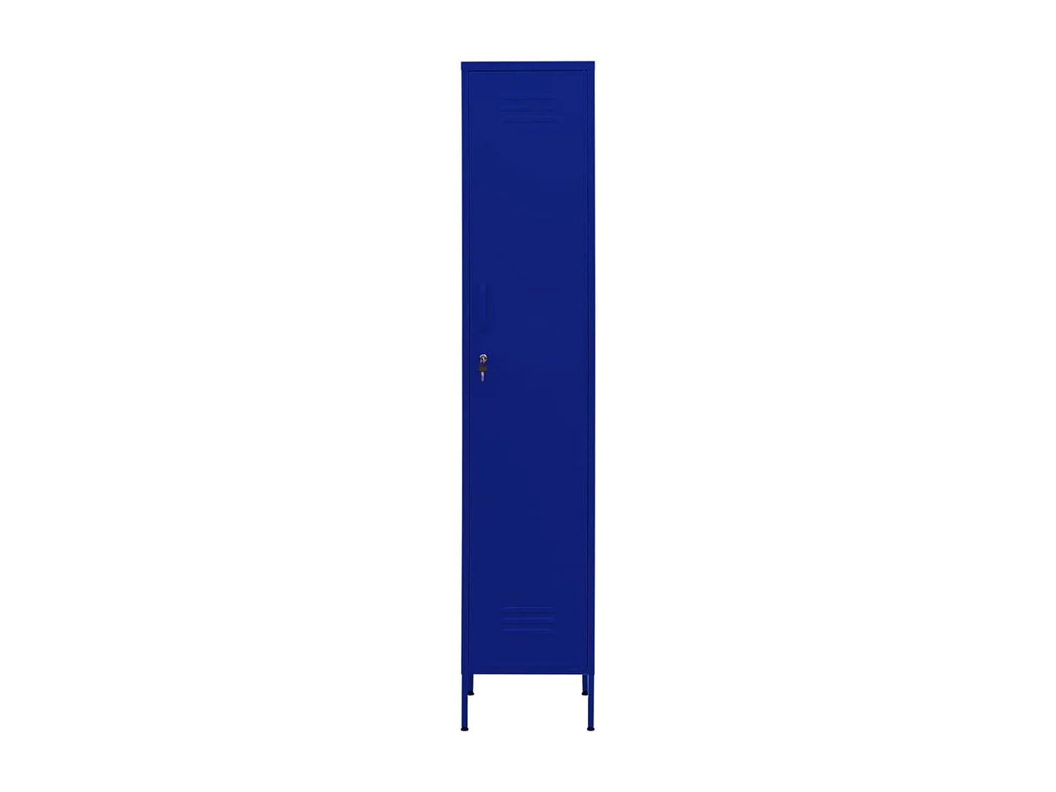 Lockerkast 35x46x180 cm staal marineblauw BE109390