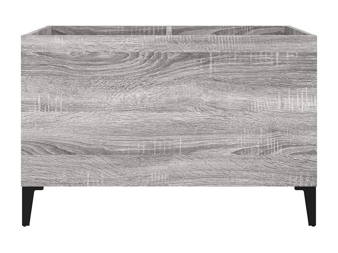Armoire à disques sonoma gris 74,5x38x48 cm bois d'ingénierie FR12696