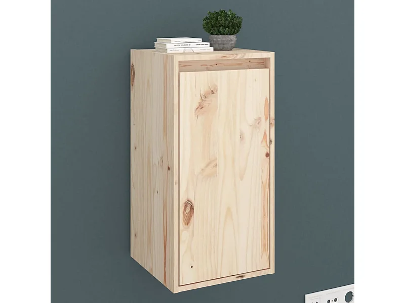 Wandkast 30x30x60 cm massief grenenhout BE875055