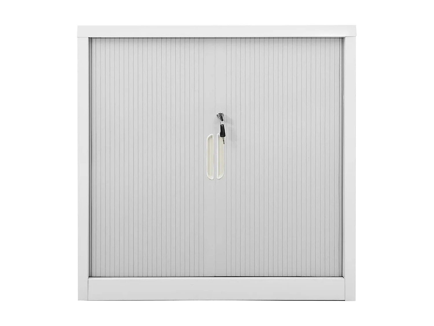 Armoire à portes coulissantes Gris 90x40x90 cm Acier FR35906