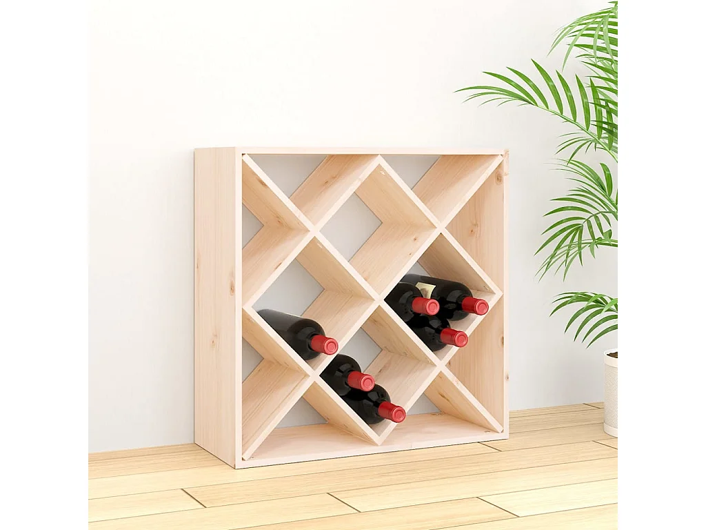 Armoire à vin 62x25x62 cm Bois de pin massif FR55194