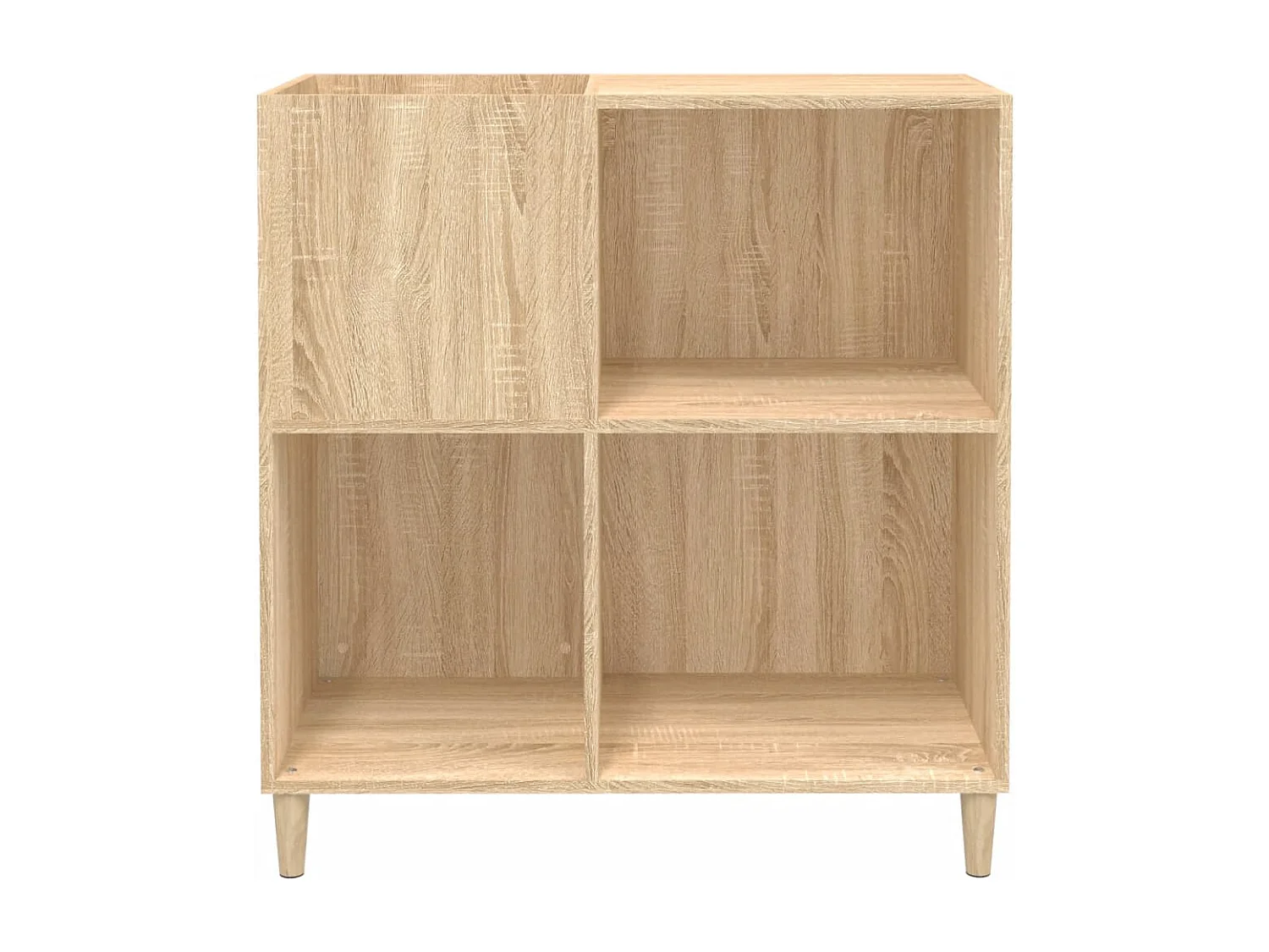 Armoire à disques chêne sonoma 84,5x38x89 cm bois d'ingénierie FR16020