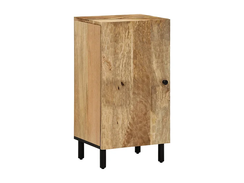 Armario auxiliar madera maciza de mango 40x33x75 cm ES874841