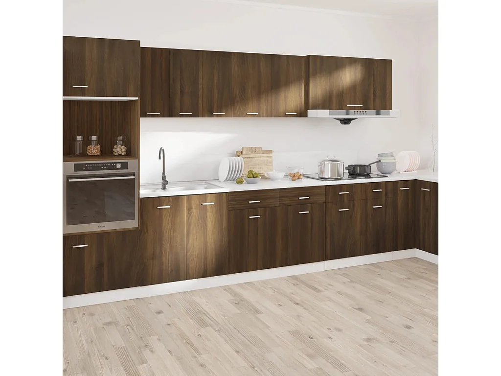 Armoire de plancher à tiroir Chêne marron 50x46x81,5 cm FR96251