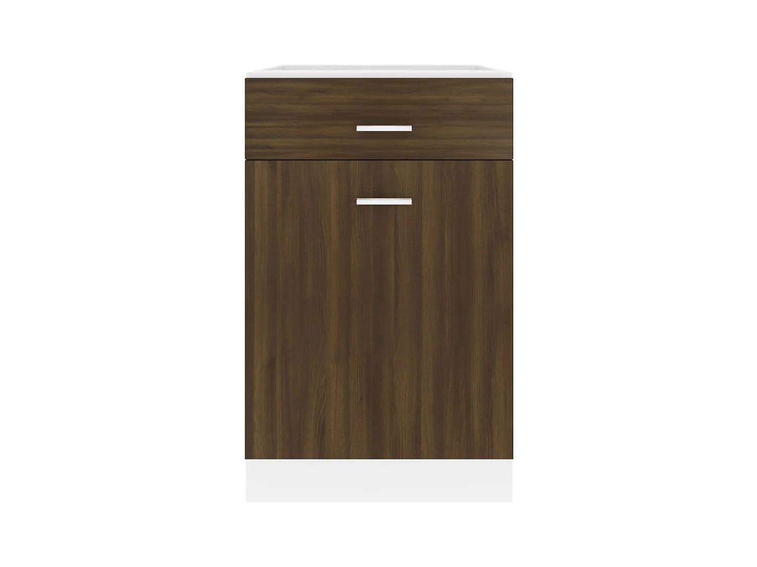 Armario bajo de cocina madera ingeniería marrón roble ES871648