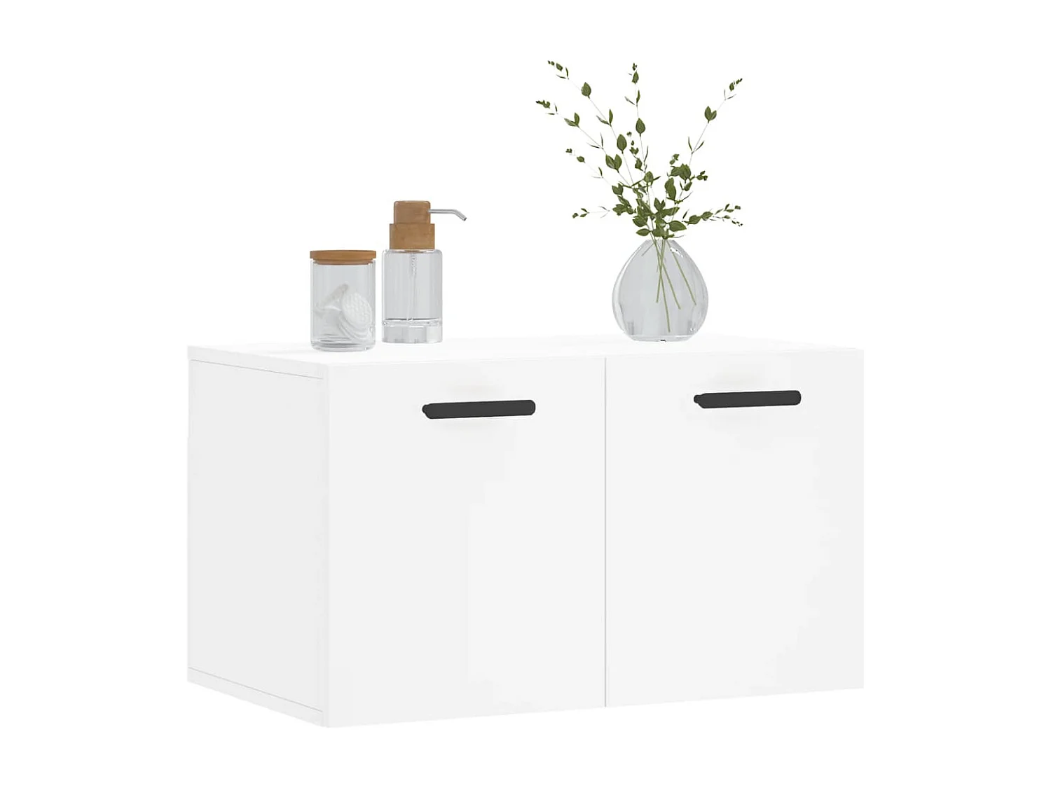 Armoire murale Blanc 60x36,5x35 cm Bois d'ingénierie FR16551