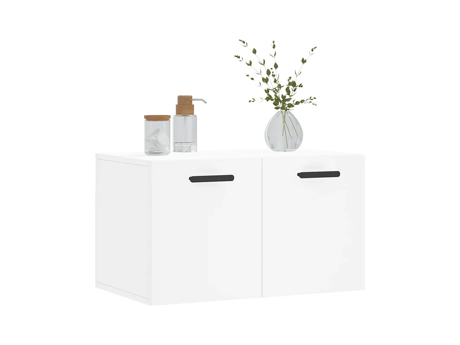 Armoire murale Blanc 60x36,5x35 cm Bois d'ingénierie FR16551