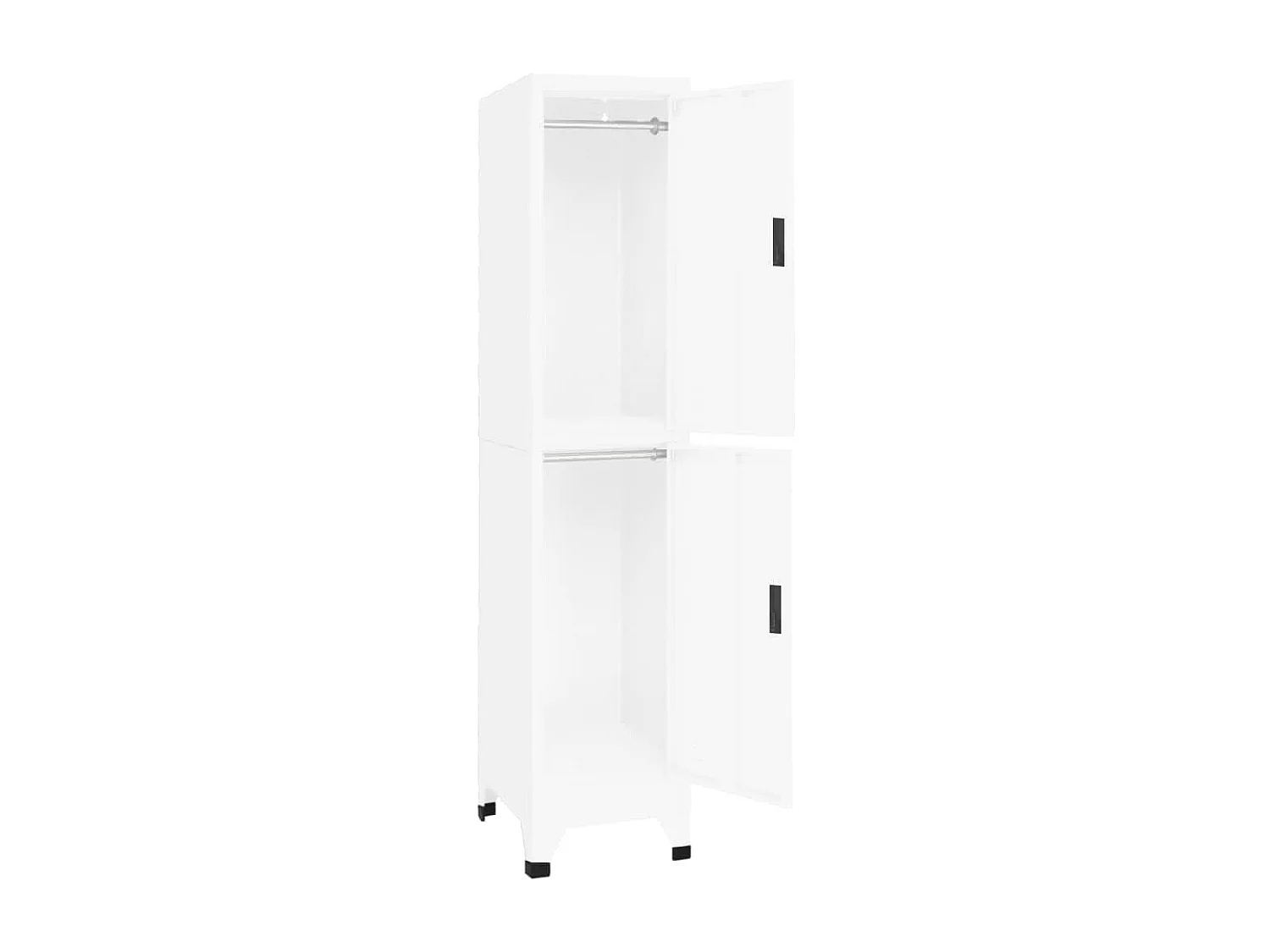 Armoire à casiers Blanc 38x45x180 cm Acier FR14912