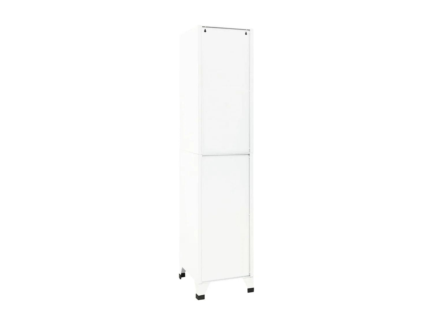 Armoire à casiers Blanc 38x45x180 cm Acier FR14912