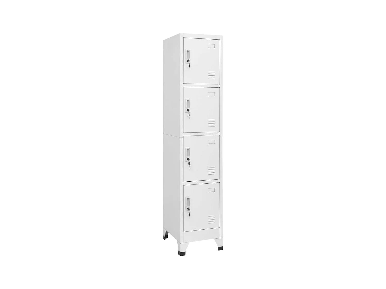 Armoire à casier avec 4 compartiments 38x45x180 cm FR95601