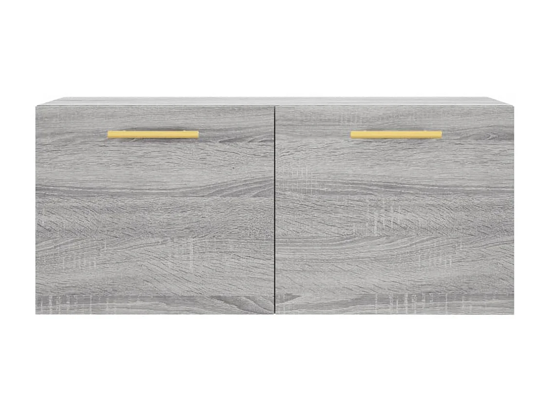 Armario de pared madera de ingeniería gris Sonoma 80x36,5x35 cm ES723358