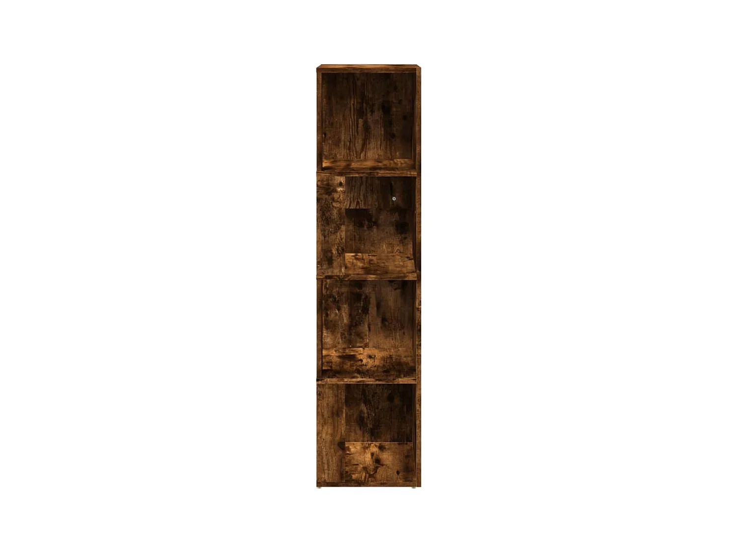 Armoire d'angle Chêne fumé 33x33x132 cm Bois d'ingénierie FR83179