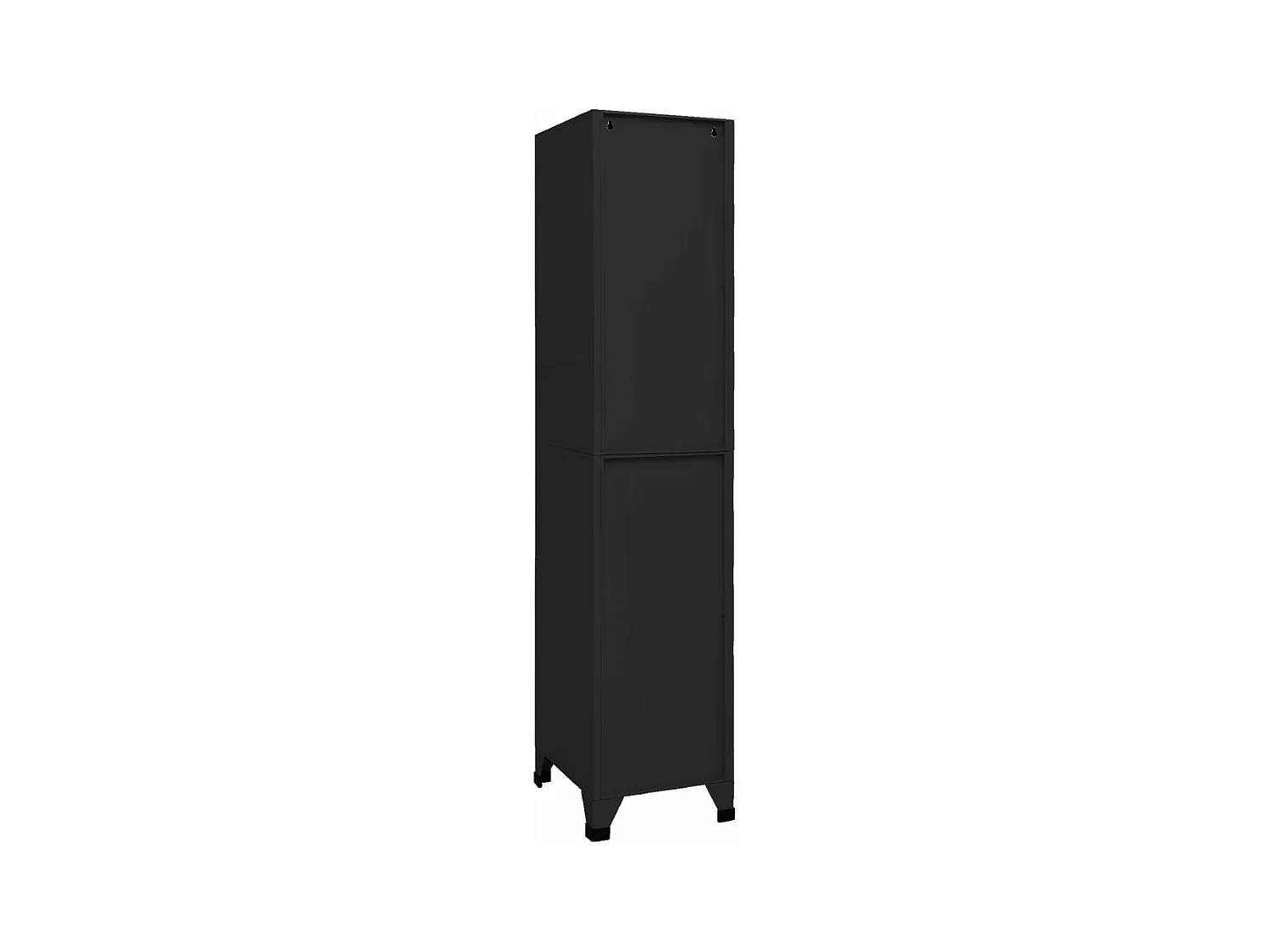 Taquilla de acero negro 38x45x180 cm ES680014