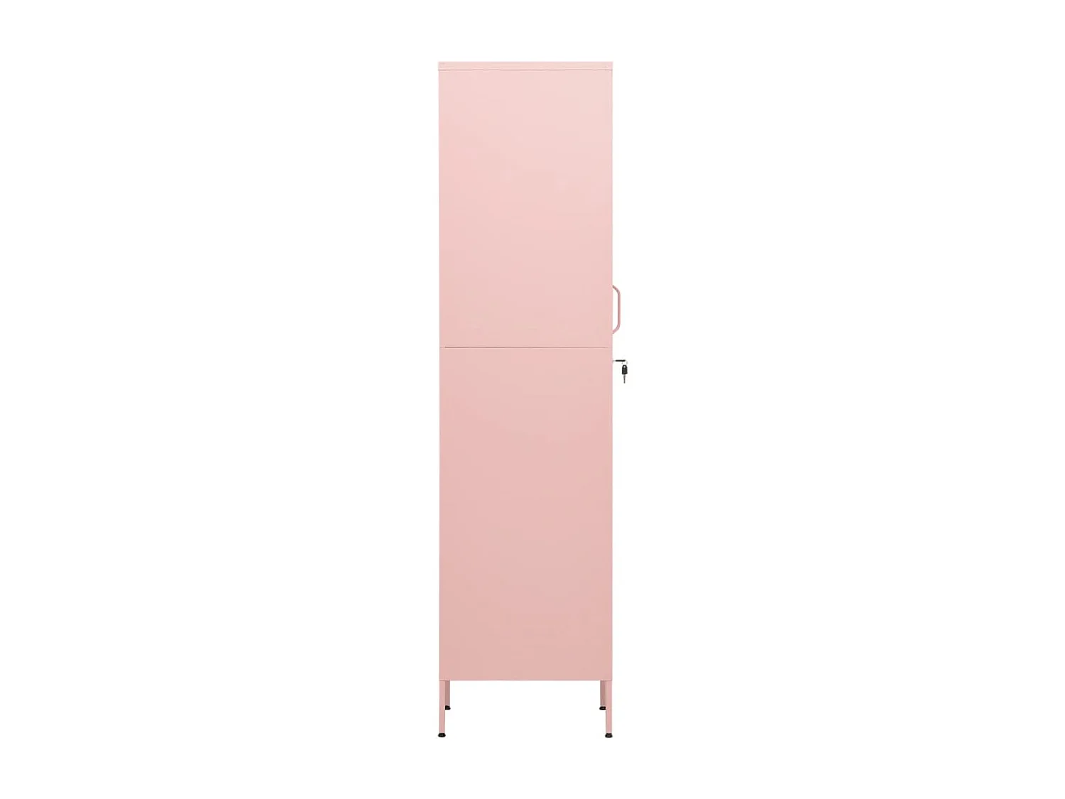 Armoire à casiers Rose 35x46x180 cm Acier FR21786