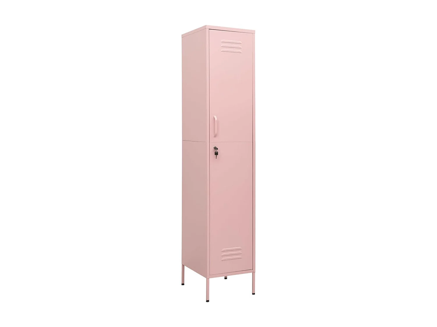 Armoire à casiers Rose 35x46x180 cm Acier FR21786
