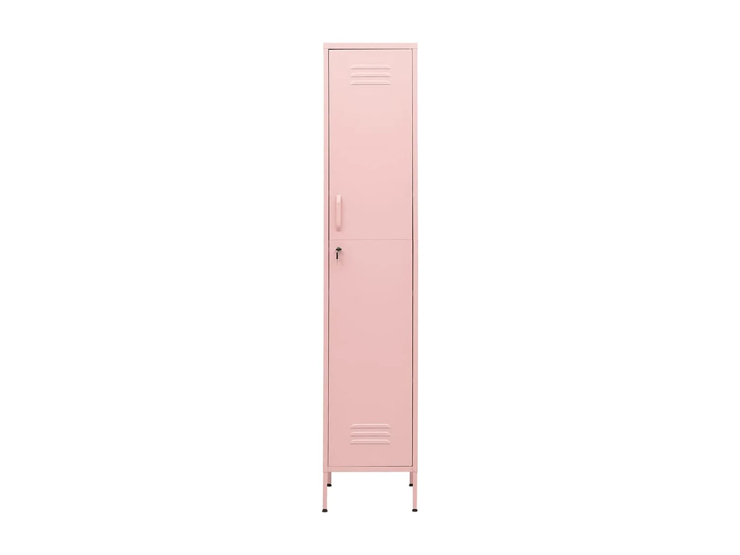 Armoire à casiers Rose 35x46x180 cm Acier FR21786