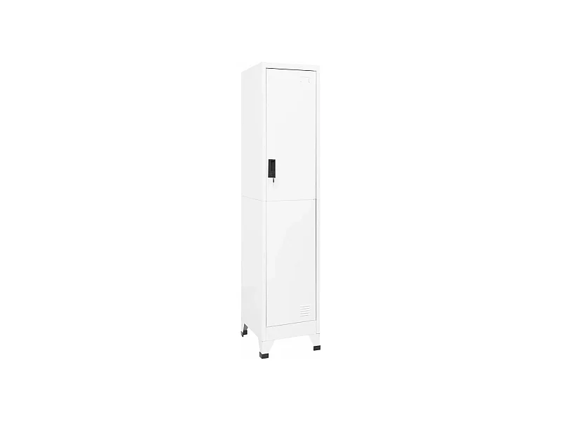 Armoire à casiers Blanc 38x45x180 cm Acier FR11092
