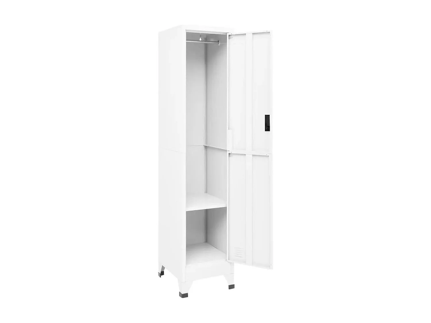 Armoire à casiers Blanc 38x45x180 cm Acier FR11092