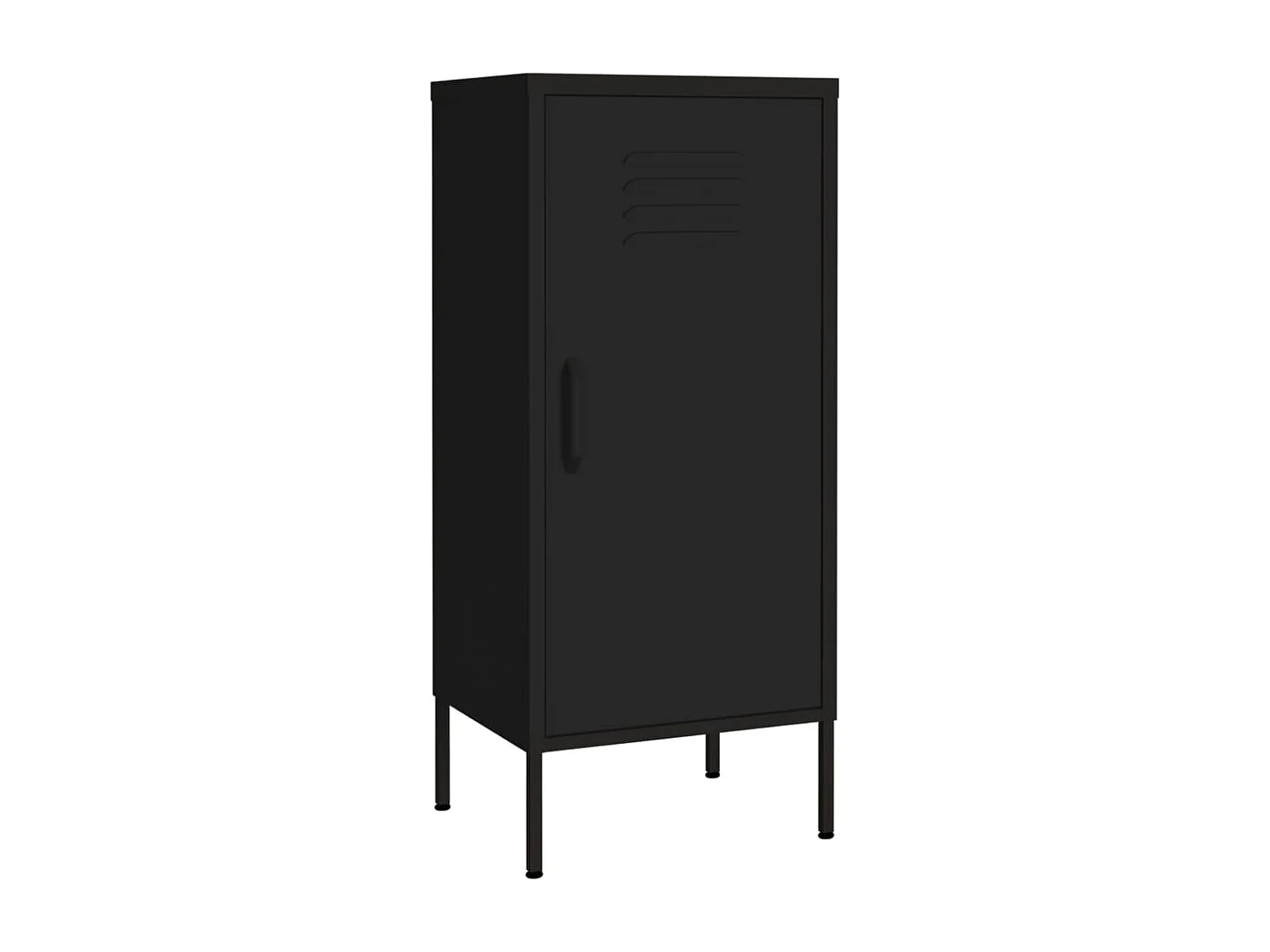 Armario de almacenamiento acero negro 42,5x35x101,5 cm ES797707