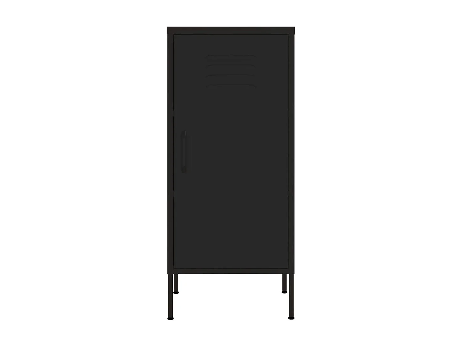 Armoire de rangement Noir 42,5x35x101,5 cm Acier FR38869