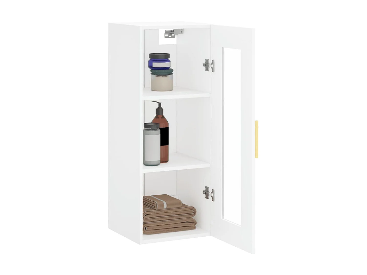 Armoire murale blanc 34,5x34x90 cm FR33381